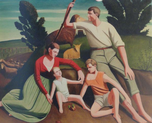 Gisberto Ceracchini. El descanso. 1930. Museo de Arte Moderno de Trento y Rovereto