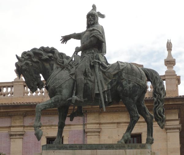 Jaime I el Conquistador según Agapito Vallmitjana.1891. Valencia. Foto R.Puig