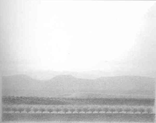 Xavier Valls. Paisaje de San Mateo 1976