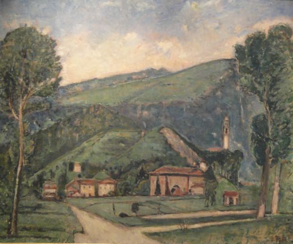 Arturo Tosi. El camino a Clusarte. 1928. Galleria di Arte Moderna. Roma. Foto R.Puig