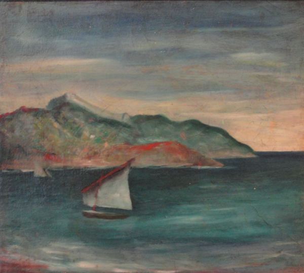 Carlo Carrà. Marina a Moneglia. 1921. Galleria di Arte Moderna. Roma. Foto R.Puig