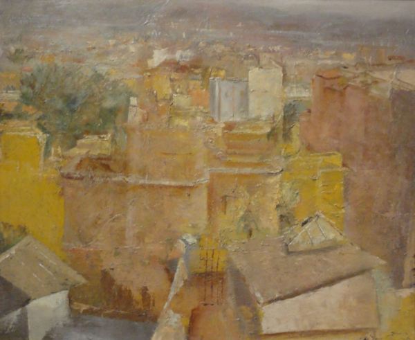 Fausto Pirandello. Paisaje romano. 1935 1938. Galleria di Arte Moderna. Roma. Foto R.Puig