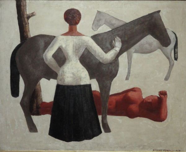 Massimo Campligi. Las amazonas. 1928. Colección particular. Foto R.Puig