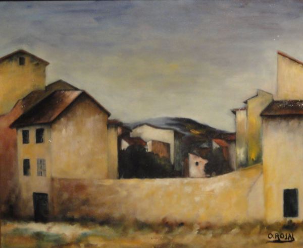 Ottone Rosai. Pueblo. 1923. Galleria di Arte Moderna. Roma. Foto R.Puig