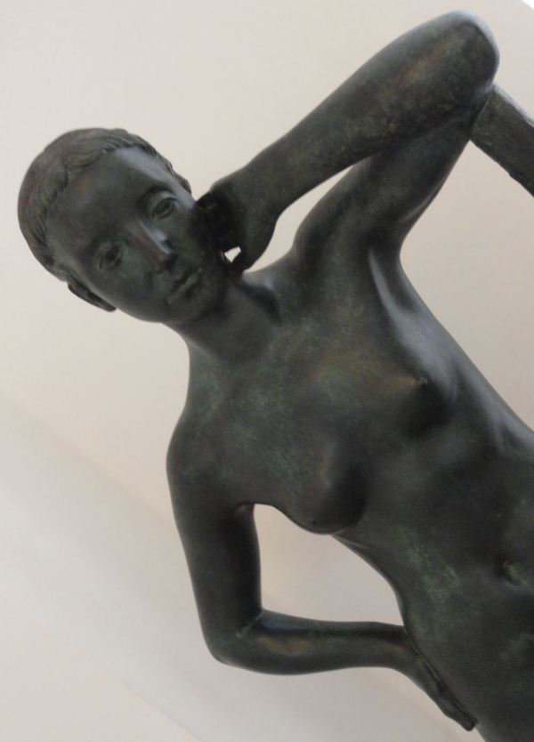 Attilo Torresini. Reposo. 1939. Bronce. Detalle Galería Comunal de Arte Moderno. Foto R.Puig