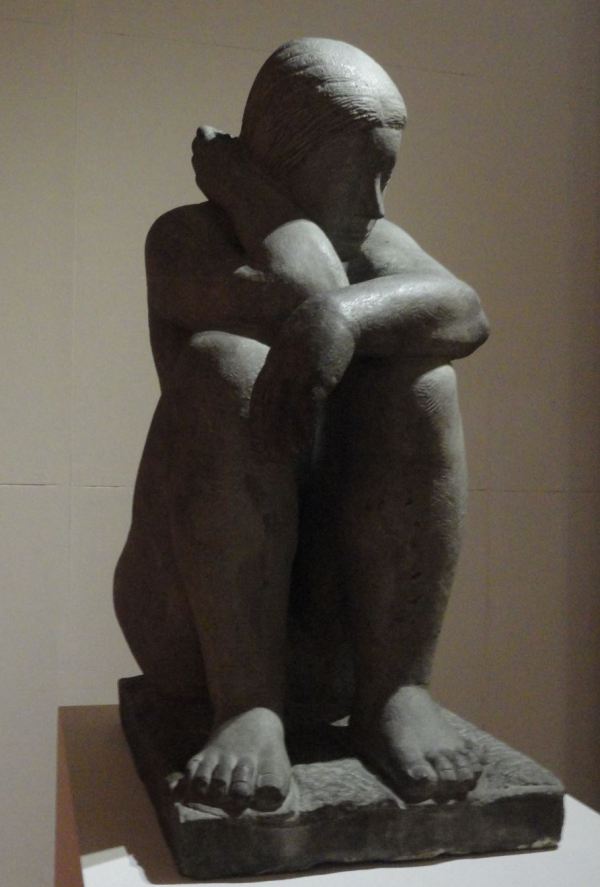 Marino Marini. Bañista. 1934. Peperino. Galería Comunal de Arte Moderno. Foto R.Puig