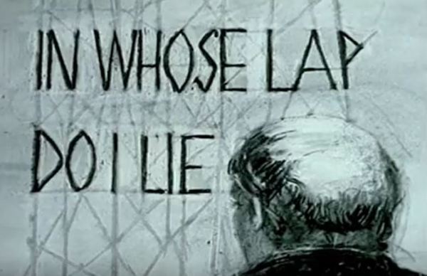 "In whose lap do I lie" (¿En qué regazo miento?). William Kentrige