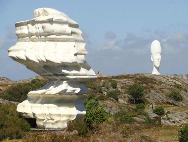 Incidente 3D de Tony Cragg y Anna de Jaime Plensa. Pilane 2017. Foto R.Puig