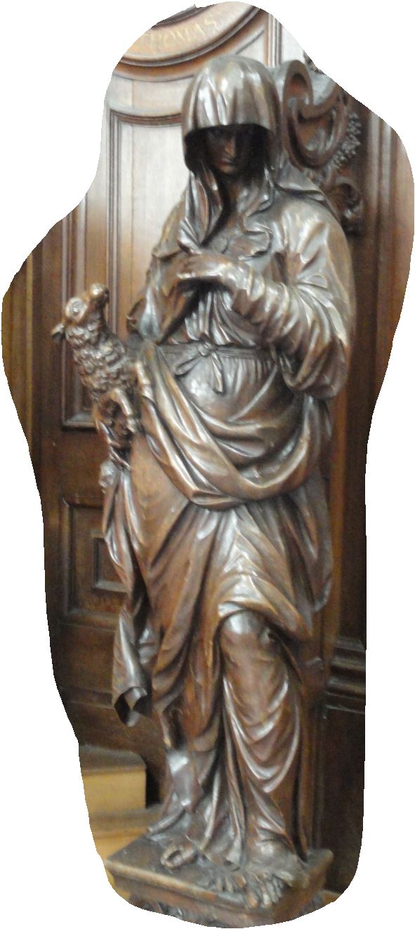 Confesionario Dios el Padre. La mansedumbre. Grimbergen. Foto R.Puig