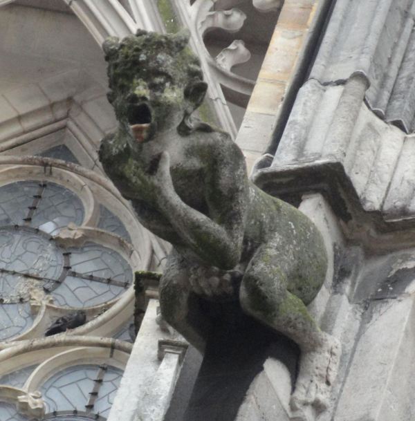 Gárgola de la catedral. Troyes. Foto R.Puig