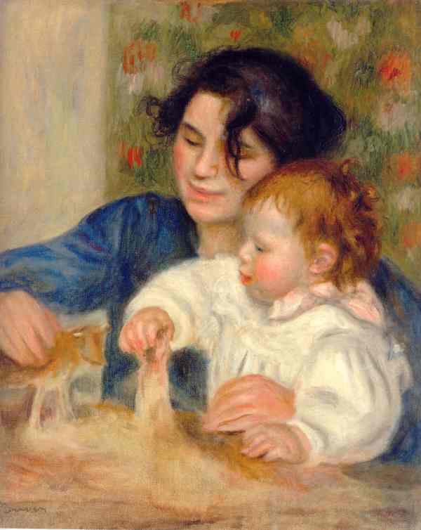 Renoir. Gabrielle y Jean. 1895 y 96. París. Museo de la Orangerie