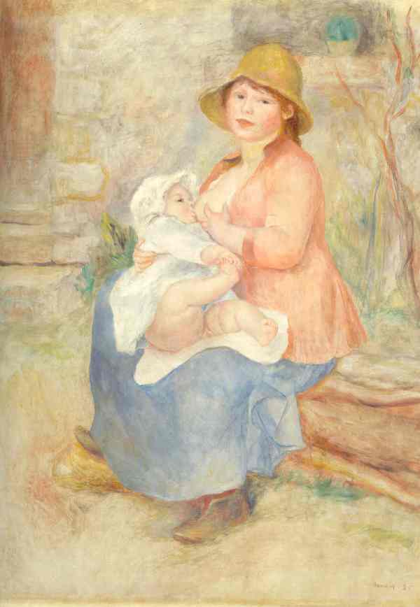 Renoir. Maternidad. 1885. París. Museo de Orsay