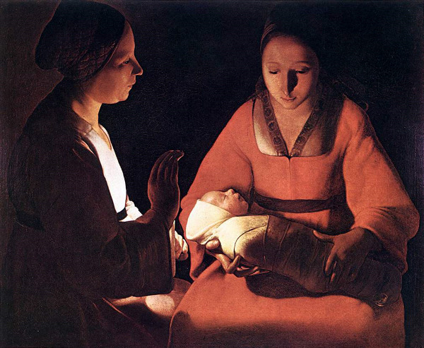 Georges de la Tour. El recién nacido.1648. Museo de Rennes