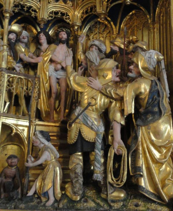 Iglesia de Veckholm. Retablo flamenco del s.XVI. Ecce Homo. Foto R.Puig