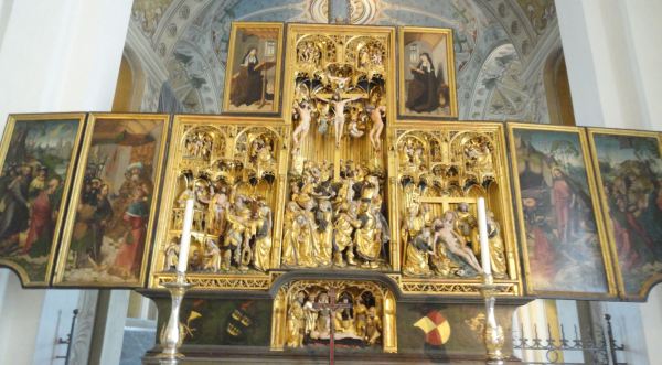 Iglesia de Vekholms. Retablo flamenco del s.XVI. Foto R.Puig