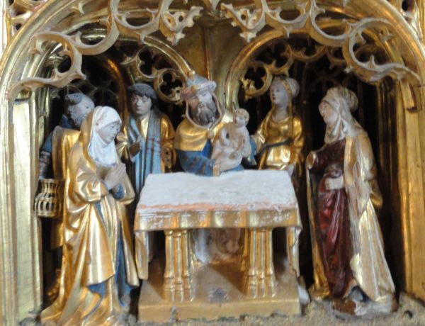 Iglesia de Vilberga.Presentación. Retablo flamenco del s.XVI. Foto R.Puig