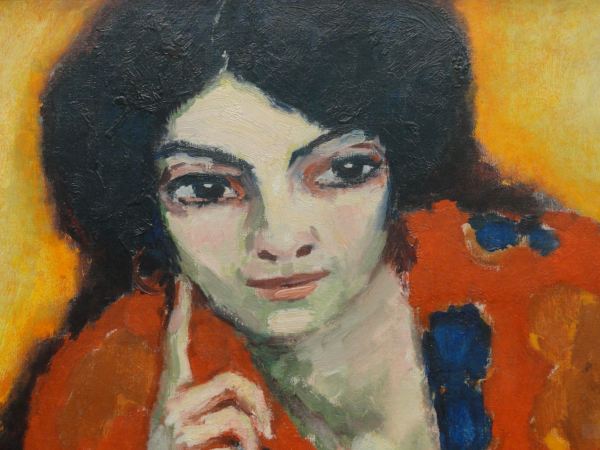 Kees van Dongen. El dedo en la mejilla. 1910. Museo Boijmans Van Beuningen. Foto R.Puig