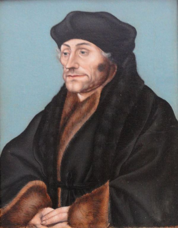 Lucas Cranach. Retrato de Erasmo entre 1530 y 1536. Museo Boijmans Van Beuningen. Foto R.Puig