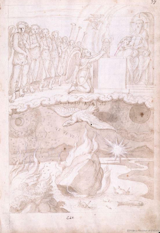 Francisco de Holanda. De Aetatibus Mundi Imagines.Visión séptima. BNE Madrid