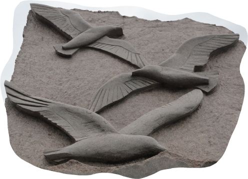 Escultura de Ivana Machackova en el muelle de Eriksberg. Detalle. Foto R.Puig