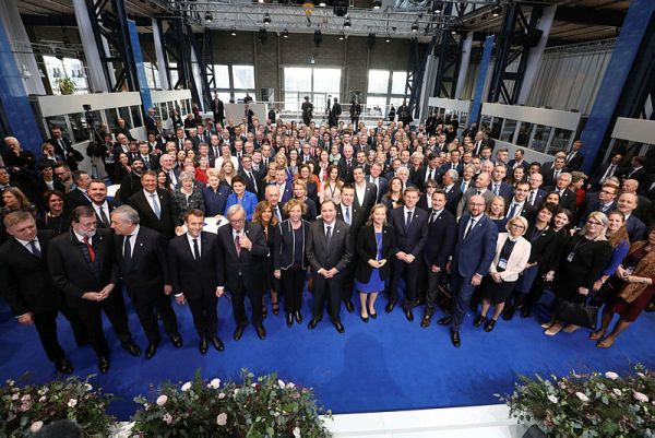 Los participantes en la cumbre informal sobre el Pilar Social. Foto Sören Andersson