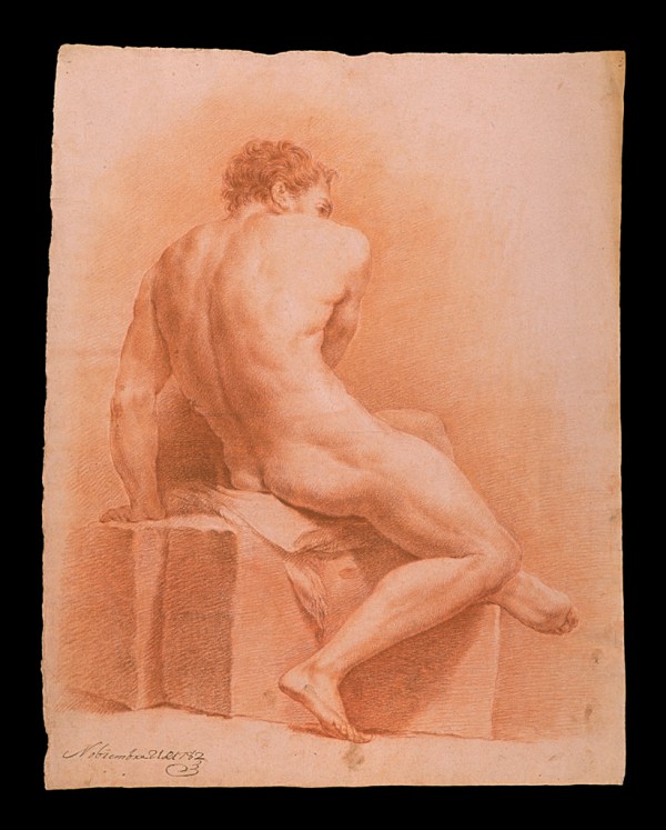 Pedro Carmona Lezcano. Desnudo con piedras 1782