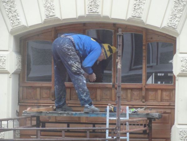 En obras. Foto R.Puig