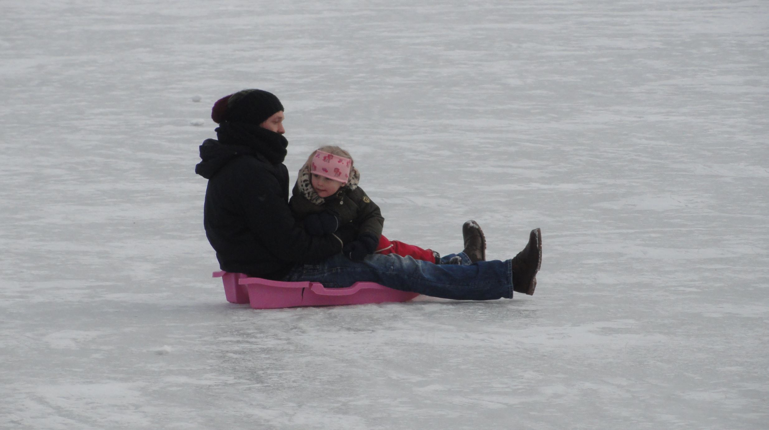 Con papá en Delsjön. Foto R.Puig