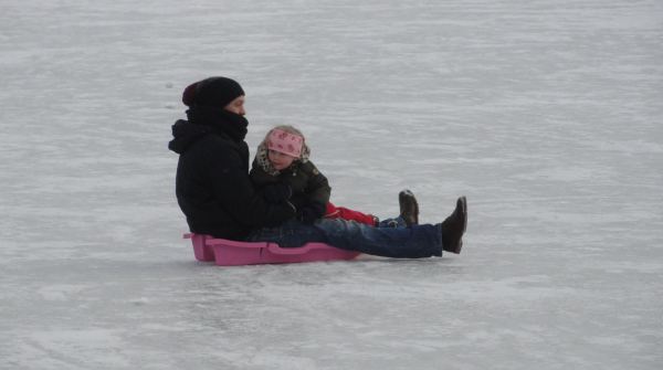 Con papá en Delsjön. Foto R.Puig