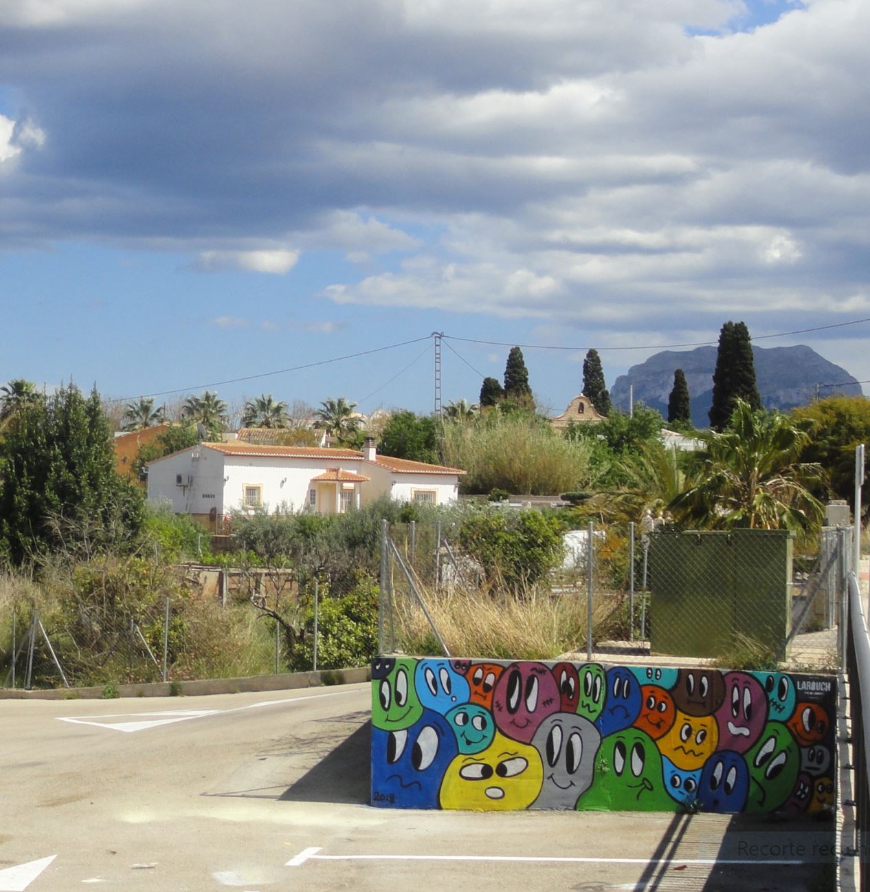 El Montgó visto desde Ondara. Foto R.Puig