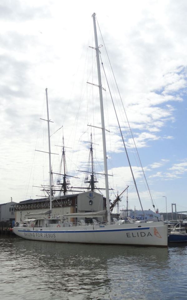 Aparejando con Jesús. Eriksberg. Foto R.Puig