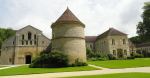 Iglesia abacial, Columbario, Residencia de los abades legados, Enfermería y Forja en Fontenay. Foto&nbsp;R.Puig