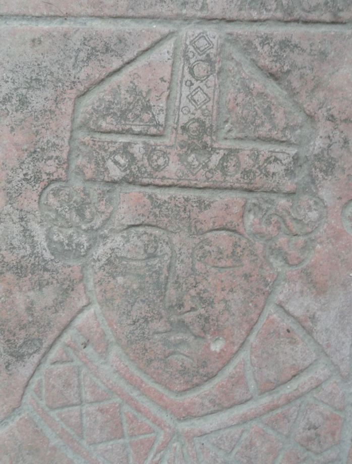 Detalle de la tumba del obispo inglés Ebrard de Norwich. Fontenay. Foto R.Puig