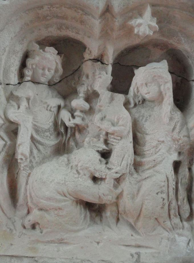 Detalle del altar de Fontenay. Foto R.Puig