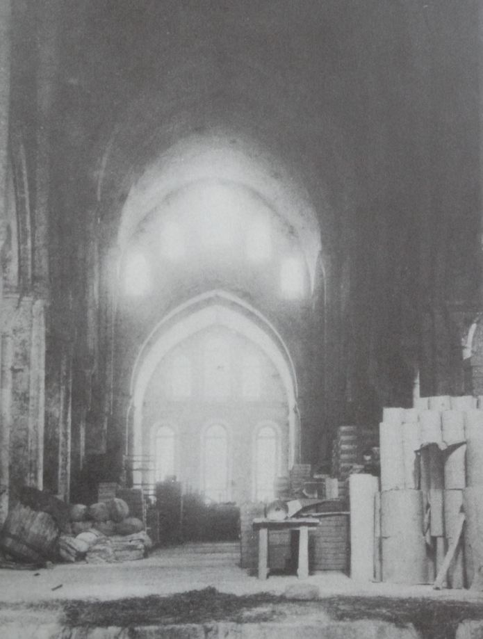 Estado de la nave de la iglesia abacial de Fontenay en 1890, ANDRÉ, Louis, p.79