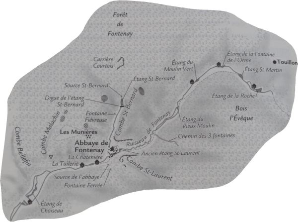Hidrografía de Fontenay según ANDRÉ, Louis