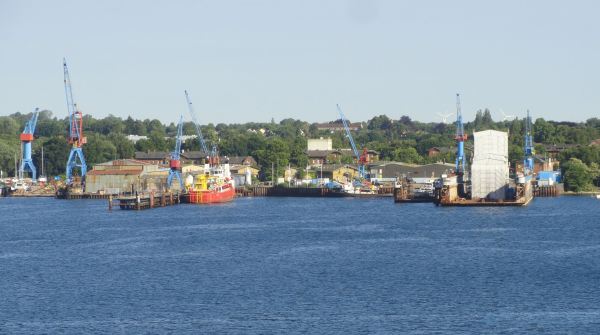 Llegando a Kiel.. Foto R.Puig