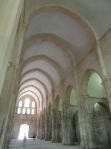Nave central de la iglesia abacial de Fontenay. Foto&nbsp;R.Puig