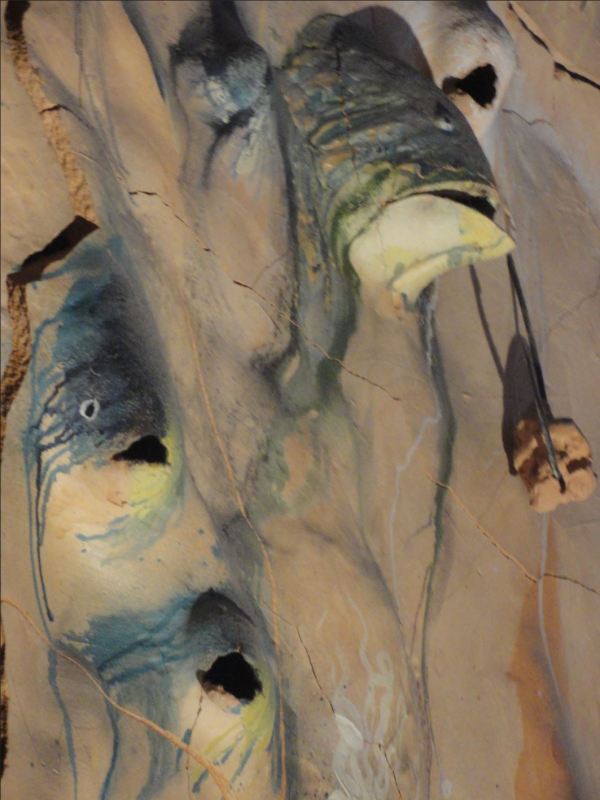 Peces comulgantes y anzuelo con cebo. Miquel Barceló. Palma de Mallorca. Foto R.Puig