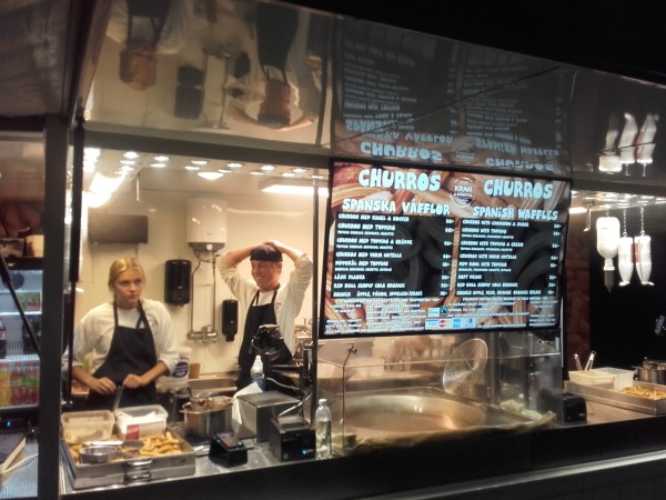 Churros made in Sweden. Foto R.Puig
