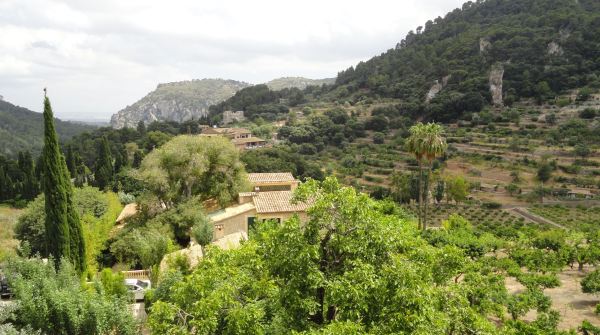 Vista desde la terraza de la Cartuja de Valldemossa. Foto R.Puig