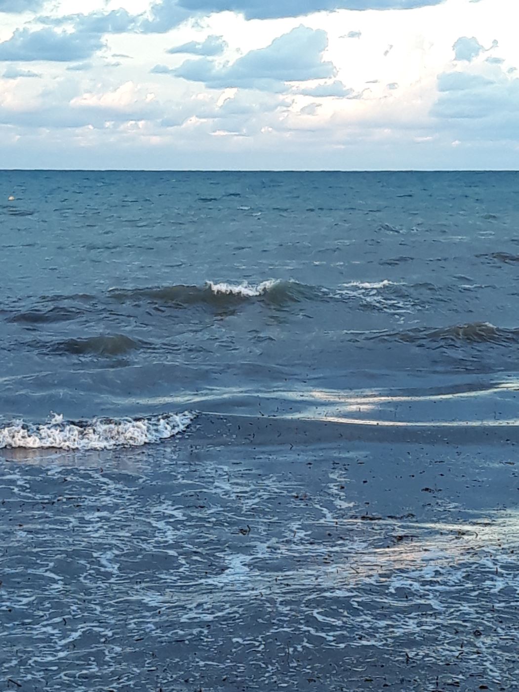 Nubes como espumas. Foto R.Puig