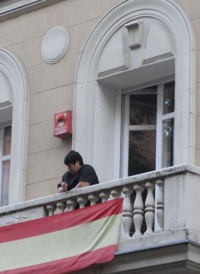 El primer cigarrillo. Chamberí en noviembre. Foto R.Puig