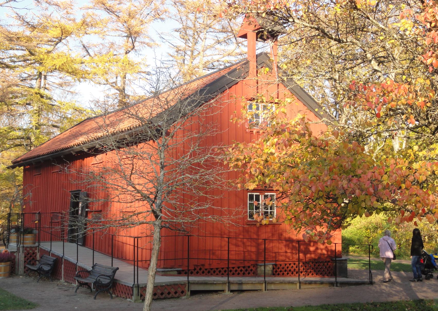 La casita de exposiciones. Jardín botánico de Gotemburgo. Foto R.Puig