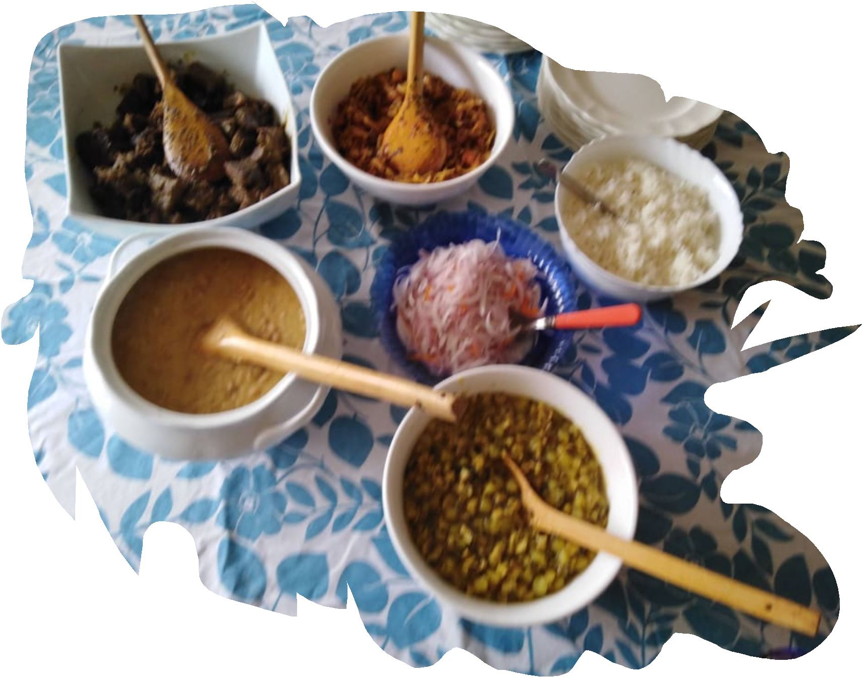 Mesa de manjares. Lima. Cortesía de la cocina de Amelia.