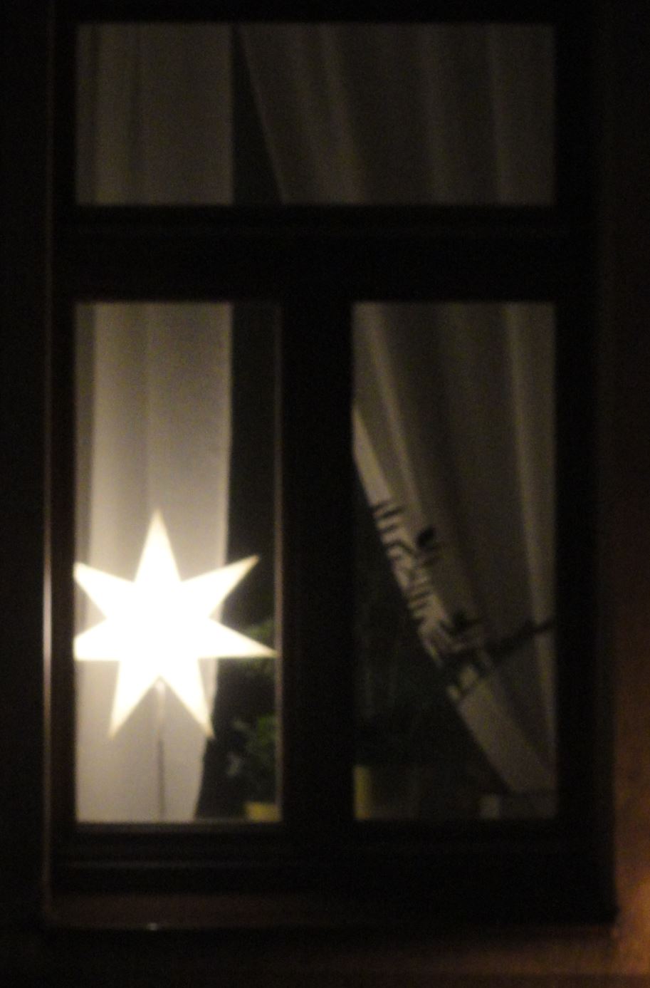 Ventana navideña. Foto R. Puig