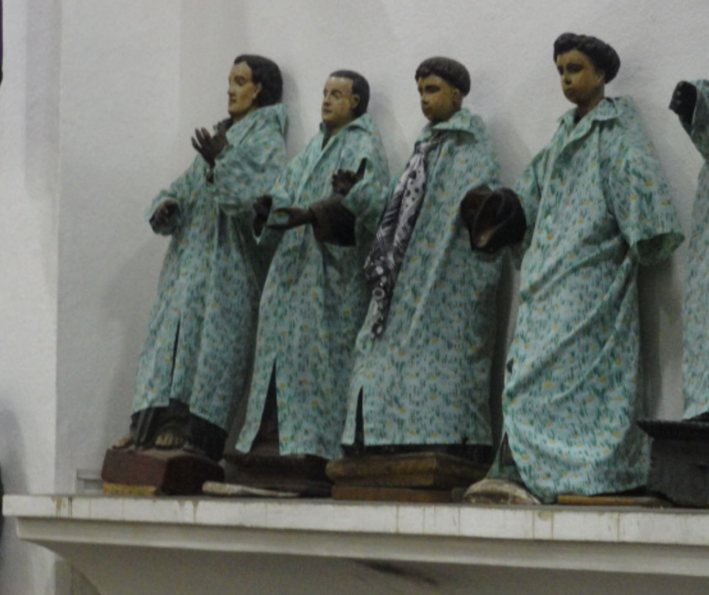 En la iglesia de Santiago Atitlán. Foto R.Puig