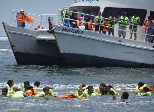 Hay gente para todo. Foto R.Puig