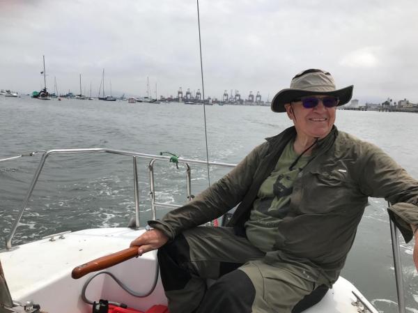 Pablo al timón, Foto Marie Puig