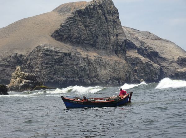 Pescadores en el canal. Foto R.Puig